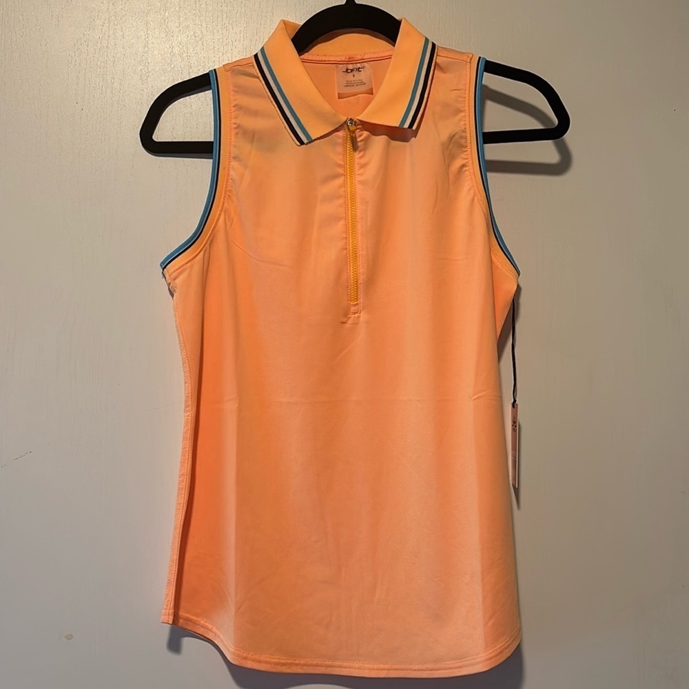 JoFit Womens Sleveeless Cutaway Rib
Trim Golf Polo